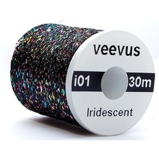 VEEVUS Unisex-Adult i01 Iris Thread, Black Rainbow, Read