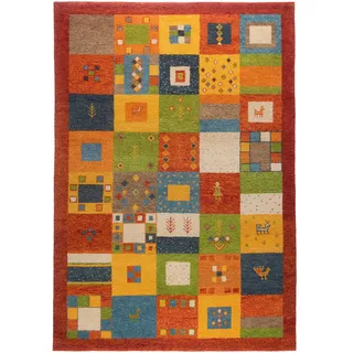 Cazaris Orientteppich , Multicolor, Rot , Textil , Patchwork , rechteckig , 200x300 cm , Care & Fair, AZO-frei , in verschiedenen Größen erhältlich , Teppiche und Böden, Teppiche, Orientteppiche