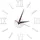 OTOTEC Moderne 3D 0 00 3D-Wanduhr silber