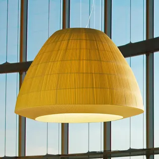 Designer-Hängeleuchte Bell ø 180 cm Axo Light - Gold yellow, Black