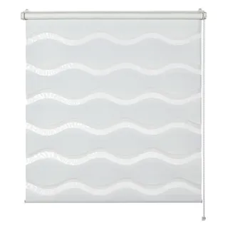 Schöner Wohnen Doppelrollo Tilda 120 x 150 cm transparent/weiß