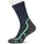 Wandersocken Blau/Grün 50
