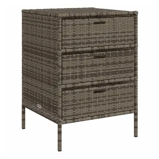 vidaXL Auflagenbox 55 x 59 x 80 cm Grau