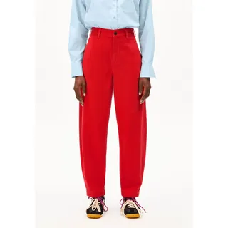 WORKWEAR CANVAS BARREL HOSE |  100% Bio-Baumwolle - rot (XS)