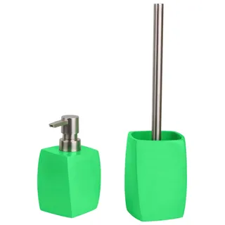 Sanilo Badaccessoire-Set »Wave Green«, (Kombi-Set, 2 tlg.), bestehend aus Seifenspender und WC-Bürste, matt, grün