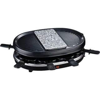 h.koenig Rp80 Raclette-Grill schwarz für 8 Personen
