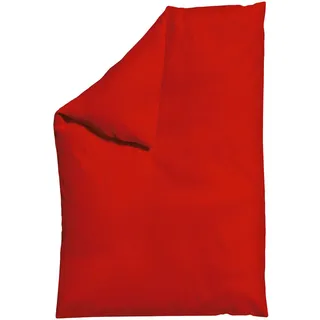 schlafgut Woven Satin Dunkelrot 135 x 200 cm