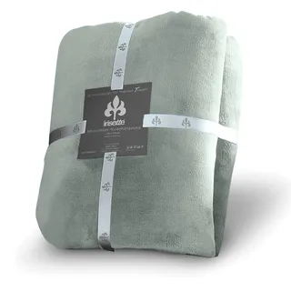 IRISETTE Microfaser Kuscheldecke Relax, grün Größe:150 x 200 cm
