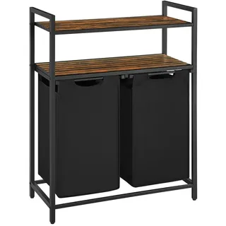 VASAGLE Vasagle, Wäschekorb, Laundry 73 x 33 cm, 92 l) rechteckig, 73x92x33 zusammenfaltbar, Ordnen & Aufbewahren, Wäschekörbe & Tonnen