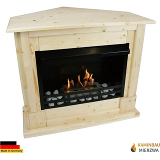Gelkamin Ethanolkamin Kaminofen Eckkamin Rafael Deluxe - Natur