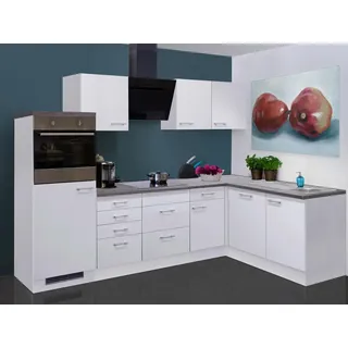 Flex-Well Winkelküche L-Form 280 cm Weiß