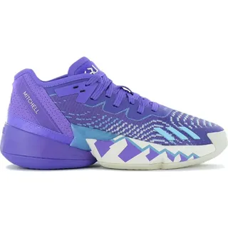 adidas D.O.N. Issue 4 Sneaker, Purple Rush Off White Clear Aqua, 42 2/3 EU - 42 2/3 EU