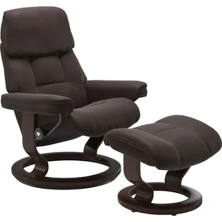 Stressless Relaxsessel Ruby Leder 74 x 97 x 74 cm Braun mit Classic Base