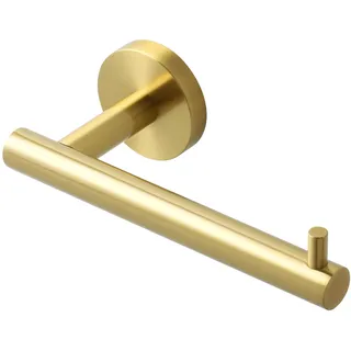Toilettenpapierhalter Edelstahl, SAYAYO Klopapierhalter Edelstahl Gold WC Rollenhalter Klorollenhalter Wandmontage für Küche und Badzimmer