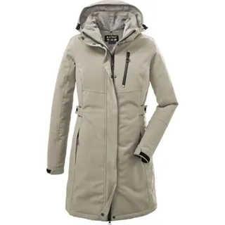 KILLTEC Damen Funktionsparka/Parka mit abzippbarer Kapuze KOW 165 WMN PRK, hell taupe 38,