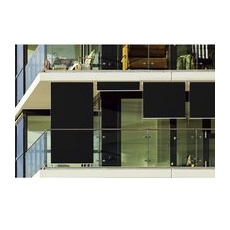 PEDDY SHIELD Sonnen-Rollo, rechteckig, 140 x 240 cm - schwarz