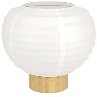 EGLO SUMMERHILL TISCH H200 E27 HOLZ/WEISSES PAPIER SIEB FSC