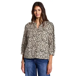 Street One Damen Print-Bluse mit Tapedetails