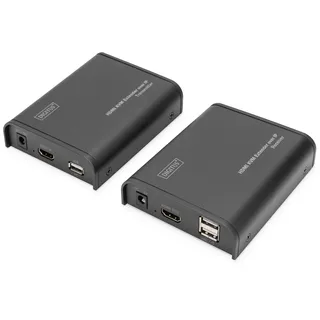 Digitus HDMI KVM Extender 120 m Schwarz