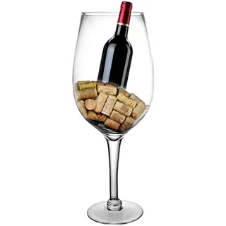 YUANXIN Riesiges Weinglas Riesiges Stielglas Kreativer überdimensionaler Kelch Extra große Champagnergläser Bierkrug Rotweingläser (2500ml)