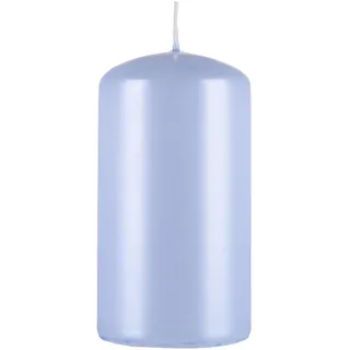 DONAU HOME Kerze Säule Standard Lack/Paraffinkerze/ 60x115mm/ Blau Perle/Stumpenkerze/Deko Kerzen Wachskerze/ 1 Stück/Zur Dekoration