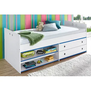 Parisot Jugendbett Smoozy 90 x 200 cm Spanplatte weiß