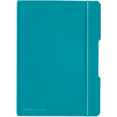Bild my.book flex Notizheft Kunststoff A5, caribbean turquoise, kariert, 40 Blatt (50015993)