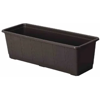 geli Bewässerungsblumenkasten Aqua Green Plus 80 x 20 x 17 cm braun