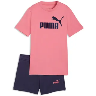Puma Mädchen Set T-Shirt Logo Tee + Shorts Set 686307-25 164 - Wild Pink - 164