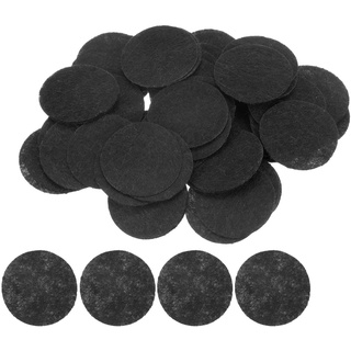 sourcing map 100Stk. Runde Filz Kreise 30mm 1-1/4" Handwerk Filz Pads Vliesstoff Filzkissen Schwarz