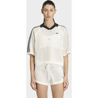 adidas Knitted Crochet Poloshirt Braun M