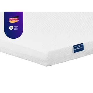 Traumnacht Komfort Matratzentopper mit punktelastischem Kaltschaumkern für optimale Anpassung, 100 x 200 cm, Härtegrad 4 (fest), Öko-Tex Zertifiziert, produziert nach deutschem Qualitätsstandard