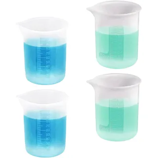 4 Stück Dosierkugel 150ml für Flüssigwaschmittel, Waschkugel Dosierhilfe | Aus Silikon für Waschmaschine, Waschpulver und Flüssigwaschmittel, Ersatz für Waschmittel Messbecher, Dosierbecher