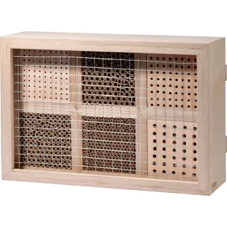 Dobar Dobar Große Profi-Wildbienen-Nisthilfe - beige