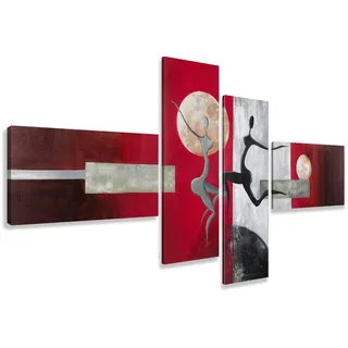 Bilder auf Leinwand 6810 modern 195 x 80 cm XXL Bild fertig gerahmt auf echtem Holzrahmen riesig. Ausführung Kunstdruck als Wandbild auf Rahmen. Viele weitere Bilder in unserem Amazon Händlershop.