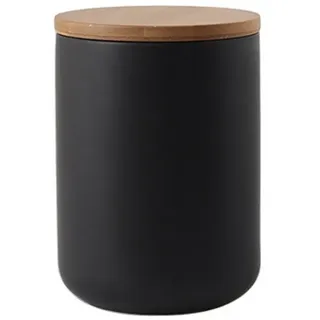 OnePine Vorratsdosen Keramik mit Bambusdeckel Vorratsdose Kaffeedose Teedose - 800ml/27 oz Keramik Aufbewahrungsdosen für Tee Kaffee Bohne Zucker Gewürz Nüsse Korn