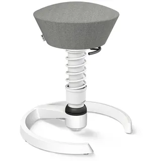 3D-Aktiv-Bürodrehstuhl Swopper aeris grau, Designer Henner Jahns, 52-66 cm