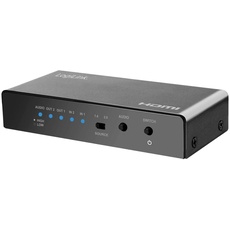 Bild HD0039 - HDMI-Switch, 2x2-Port (2X Quellen & 2X Ausgänge), bidirekt, 4K/60 Hz, EDID, HDCP, HDR, Downscaler