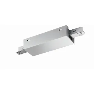 Fischer & Honsel Schienensystem-Einspeiser , Nickelfarben , Metall , 4.5x12 cm , Lampen & Leuchten, Innenbeleuchtung, Schienensysteme