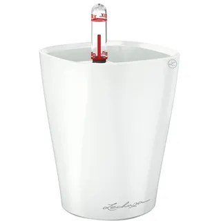 LECHUZA Mini-Deltini Ø 10 x 13 cm Weiß Hochglanz