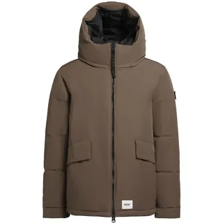 Winterjacke KHUJO "Winterjacke Gero-YM", Herren, Gr. L, grau (city taupe), Obermaterial: 85% Polyester PES. 15% Baumwolle CO.  Obermaterial: Futter: 100% Polyester PES. 100% Polyester PES., Jacken Winterjacke