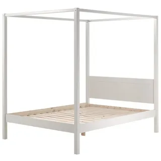 Vipack Himmelbett Pino 140x200cm weiß