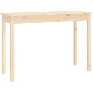 vidaXL Konsolentisch 110/40/75 Cm Massivholz Kiefer , Braun , Holz , Rechteckig , Säule , 40x75x110 cm , Wohnzimmer, Wohnzimmertische, Konsolentische