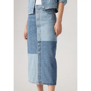 Levis Midirock "BUTTON MIDI SKIRT PAT" mit Knopfleiste, clean craft skirt