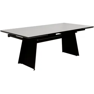 MCA Furniture Esstisch »MOLINARA Auzugtisch 200-290cm hellgrau« 1 Stk. tlg. Keramik, Metall, Stirnauszug, ausziehbar, 10-12 Personen grau