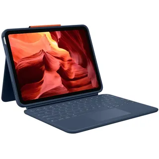 Logitech Rugged Combo 4 Touch für iPad (10. Generation und A16) Blau