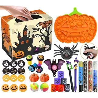 Leantoys Sensory Set Anti-Stress Halloween Fidget Toys Pop It