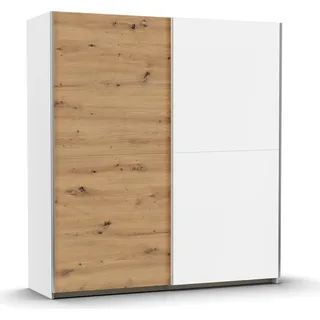 Rauch Schwebetürenschrank Saturn 175 x 191 x 59 cm Eiche Artisan-Weiß