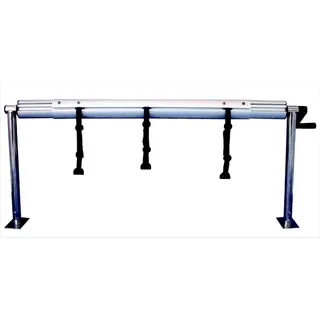 Aufrollvorrichtung höhenverstellbar für Solarfolien