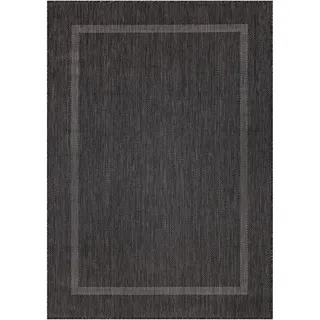 Ayyildiz Relax Outdoor-Teppich 120 x 170 cm Schwarz